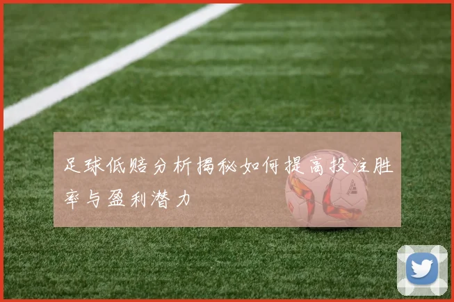 足球低赔分析揭秘如何提高投注胜率与盈利潜力